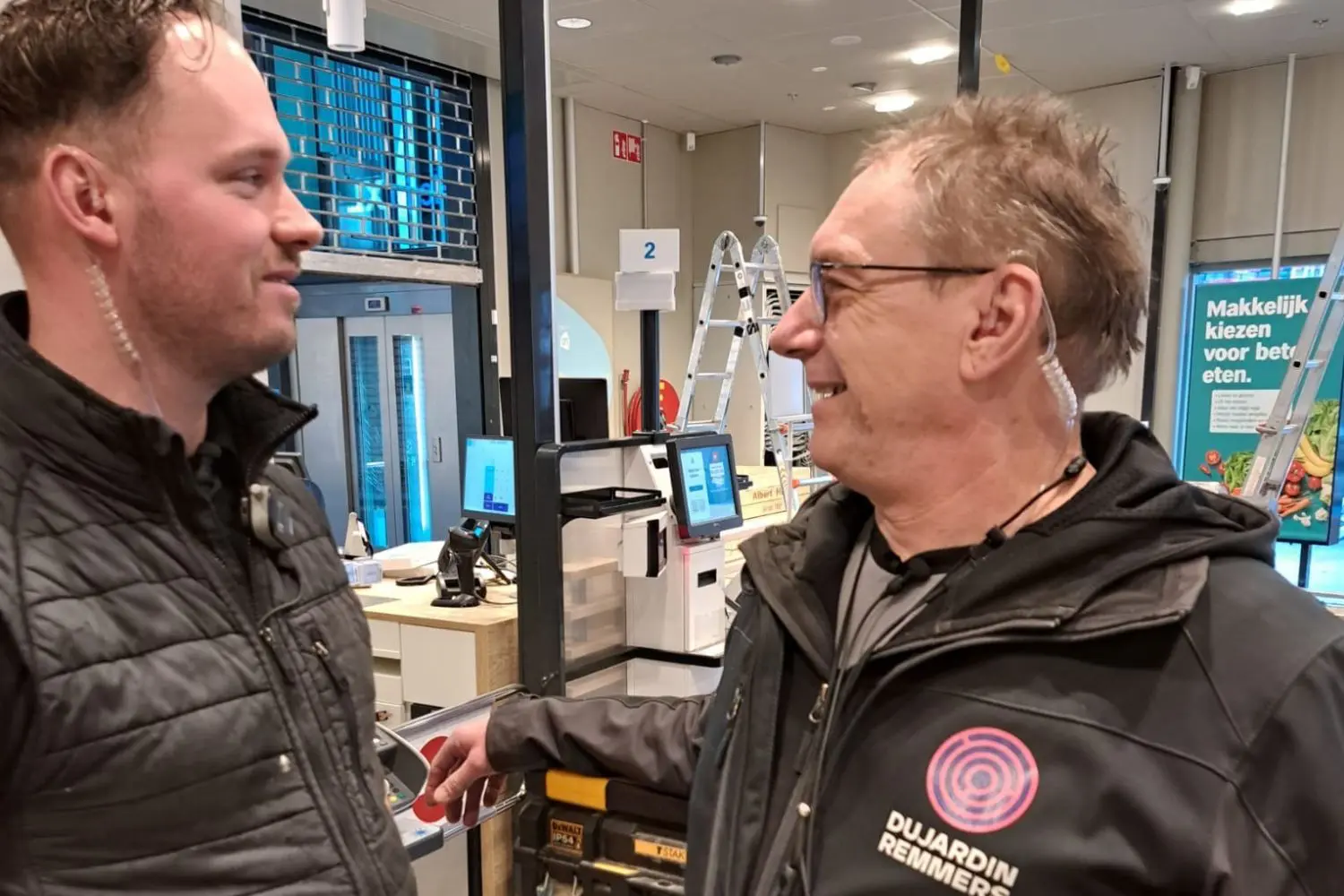 Dujardin Remmers mit AXIWI® keine Probleme mit Umgebungsgeräuschen