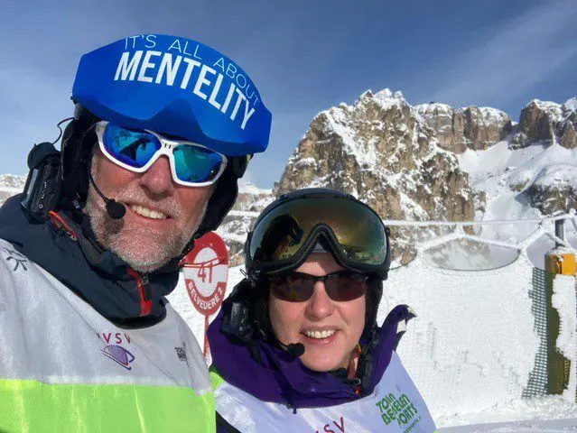 AXIWI headsets fijne hulpmiddelen voor slechtziende skiërs 